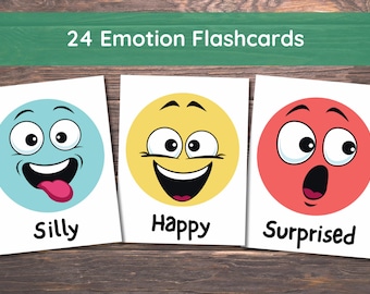Emotion Face Flashcards, Emotion Preschool Printables, Social Emotional Learning, Feelings Flashcards, Emotional Regulation, Preschool Decor