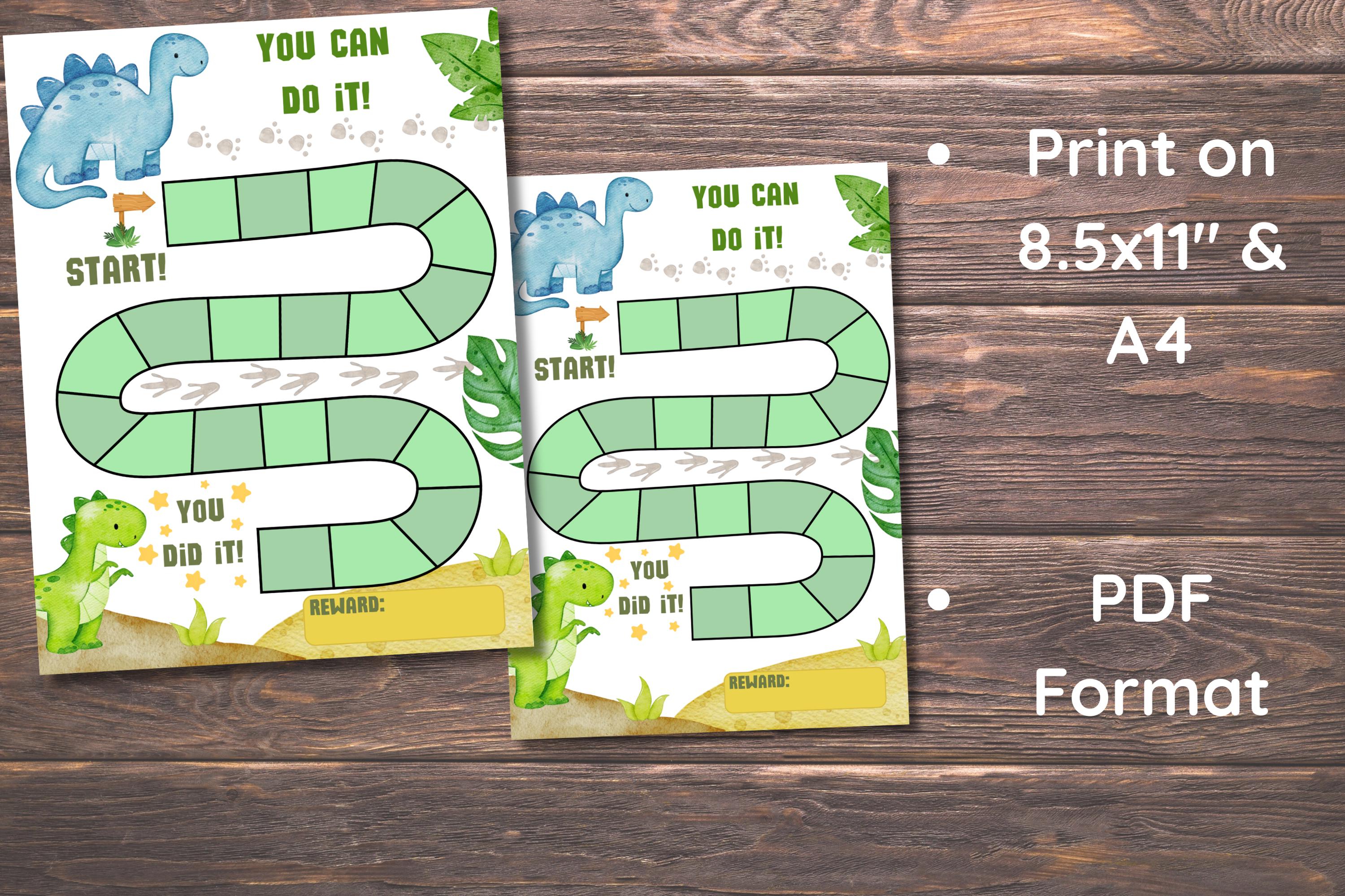 Dinosaur Reward Chart | Printable Dinosaurs Kids Behavior Chart ...
