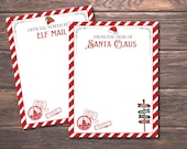 Blank North Pole Mail, Blank Elf Mail, Letter from Santa, Santa Stationery, Printable Christmas Stationery, Elf Printable, Santa Claus Mail