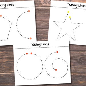 Esercizi di tracciamento, Schede di pre-scrittura, Tracciamento delle linee, Bambini piccoli, Scuola materna, Esercizi di scrittura a mano, Quaderno degli esercizi, Raccoglitore degli esercizi, Istruzione parentale immagine 4