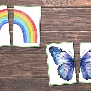 Spring Matching Toddler Activity, Spring Matching, Montessori, Homeschool Resource, Flowers, Spring Animals, Spring Matching Game image 5