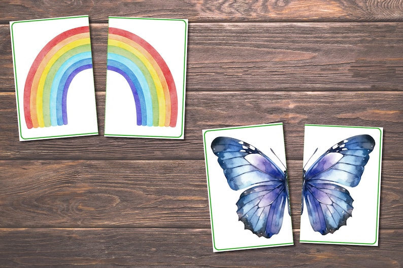 Spring Matching Toddler Activity, Spring Matching, Montessori, Homeschool Resource, Flowers, Spring Animals, Spring Matching Game image 5