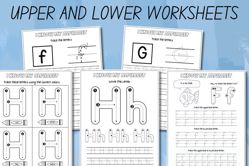 Letter of the Week Worksheets Printable, Alphabet Busy Book, Learning Binder, Preschool Curriculum, Toddler Tracing Activities, Kindergarten image 3