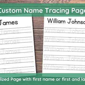 Letter Tracing for Kids James Trace my Name Workbook: Tracing