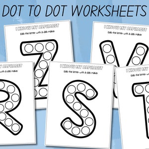 Letter of the Week Worksheets Printable, Alphabet Busy Book, Learning Binder, Preschool Curriculum, Toddler Tracing Activities, Kindergarten image 7