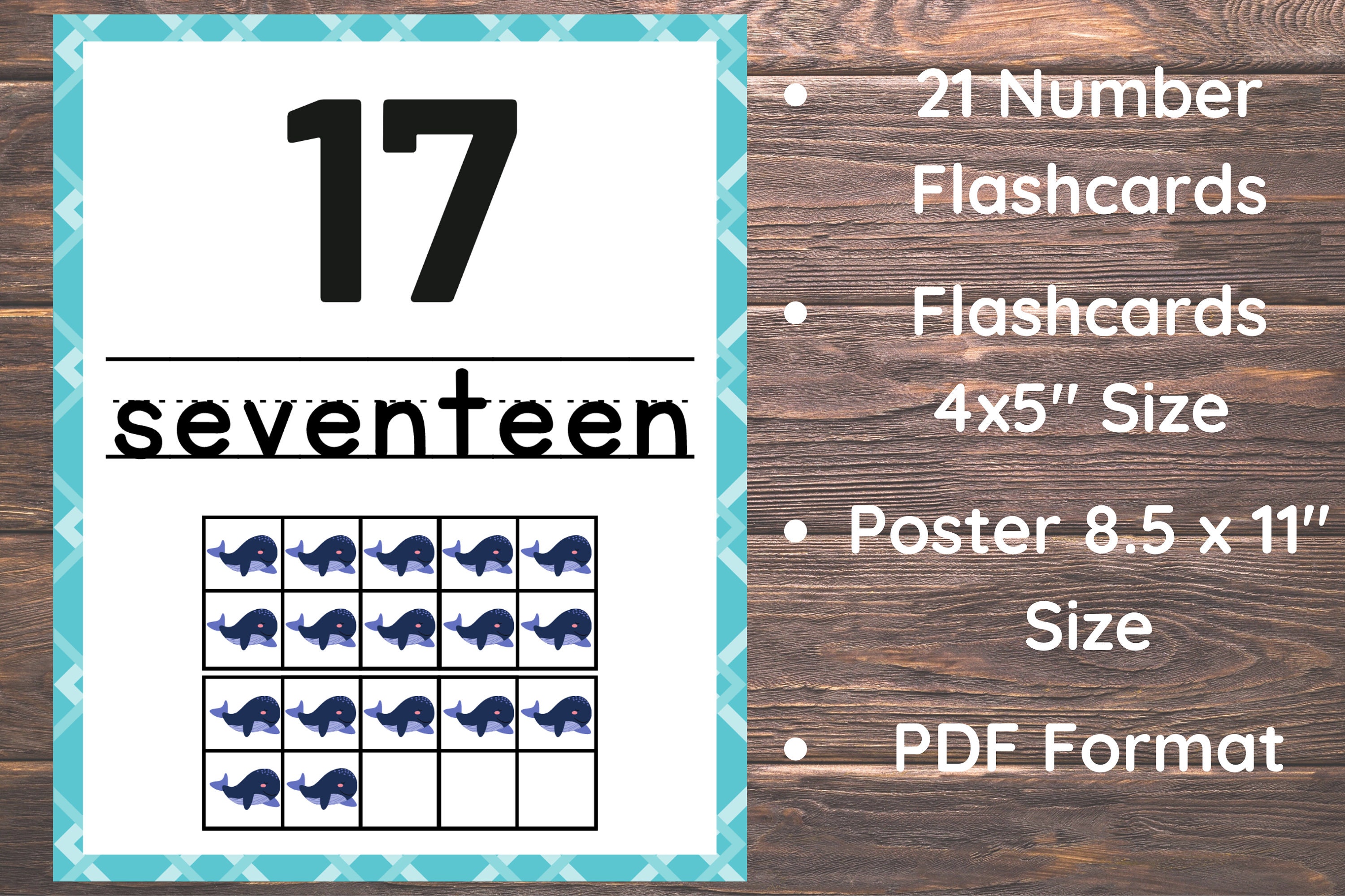 Printable Under the Sea Theme Number Posters | Numbers Classroom Decor ...