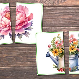 Spring Matching Toddler Activity, Spring Matching, Montessori, Homeschool Resource, Flowers, Spring Animals, Spring Matching Game image 8