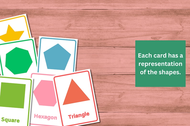 20 Rainbow Shapes Flash Cards, Preschool Materials, Homeschool ...