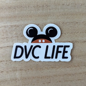 DVC Life | 3x2 Die Cut Vinyl and Weatherproof Sticker