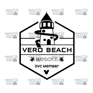 DVC Member Decal for Vero Beach Resort, DVC Member SVG File for Cricut