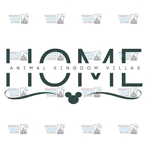 DVC &quot;Home&quot; Decal for the Grand Californian, DVC Member SVG File for Cricut