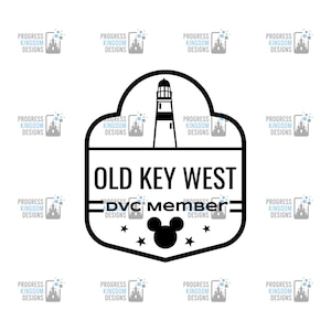 DVC Member Decal for Old Key West Resort,SVG File for Cricut
