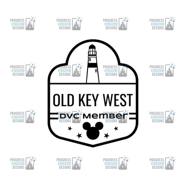 DVC Member Decal for Old Key West Resort,SVG File for Cricut