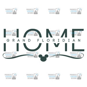DVC &quot;Home&quot; Decal for the Grand Floridian, DVC Member SVG File for Cricut