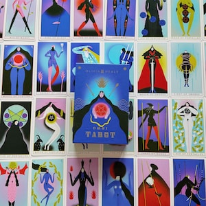 Omni Tarot autorstwa Olivii M. Healy, talia tarota na 78 kart, PIERWSZE WYDANIE