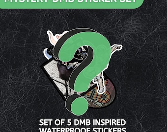 Mystery DMB Sticker Set – Waterproof Vinyl stickers (5 Pack)