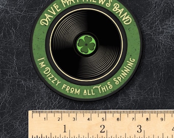 So Damn Lucky - dmb inspired - 3" sticker - waterproof