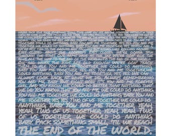 square poster - You & Me - dmb inspired