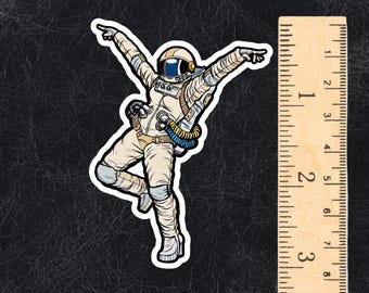 3" - dmb inspired vinyl matte sticker - dancing spaceman
