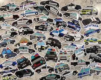 5-200 Police Car Stickers