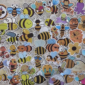 5-200 Bumble Bee Stickers