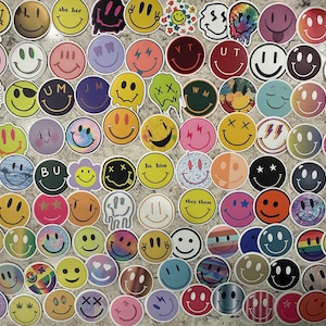 5-200 Smiley Face Stickers
