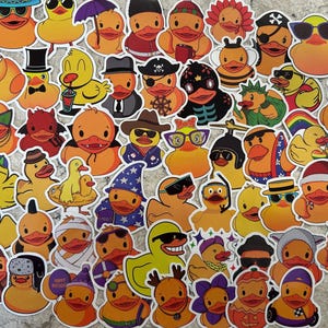 5-200 Rubber Duck Stickers| Car Ducking Stickers