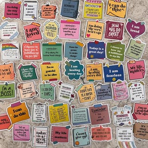 5-100  Positive Affirmations | Positive Statement Stickers