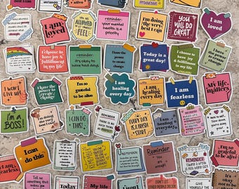 5-100  Positive Affirmations | Positive Statement Stickers