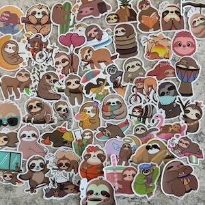 5-200 Sloth Stickers