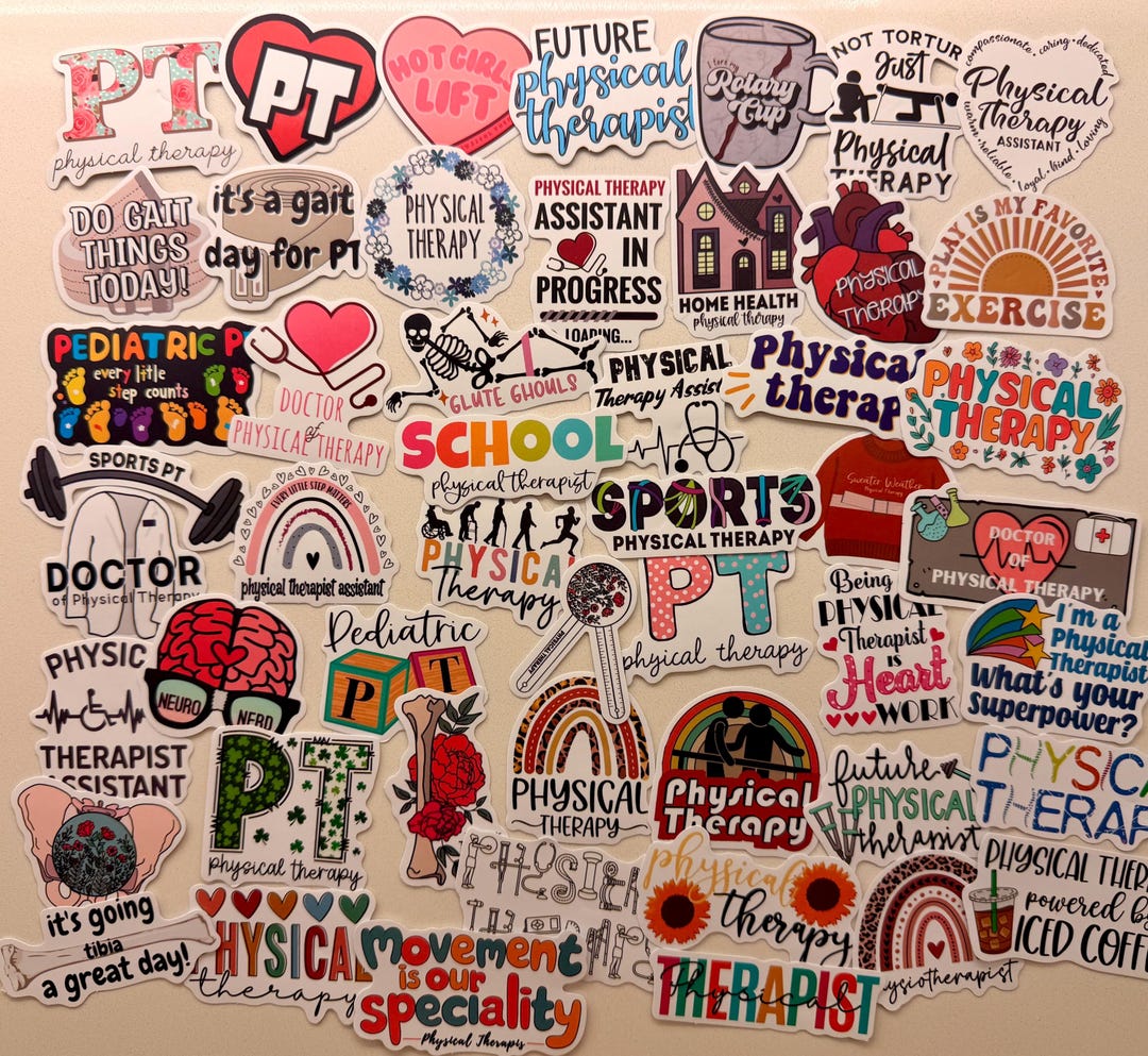 5-100 Physical Therapy - PT Stickers - Etsy