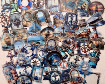 5-100  Nautical - Ship Stickers