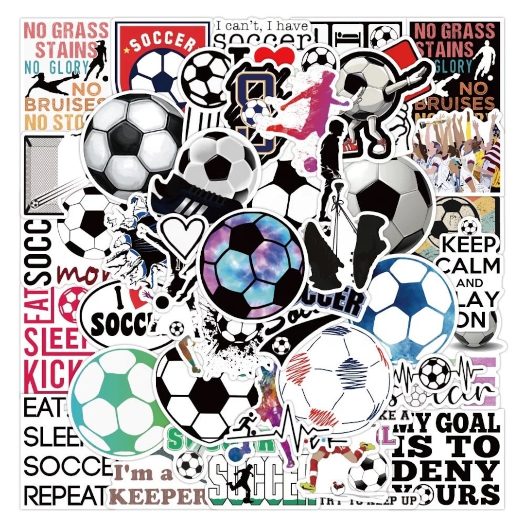 5-200 Soccer Stickers - Etsy