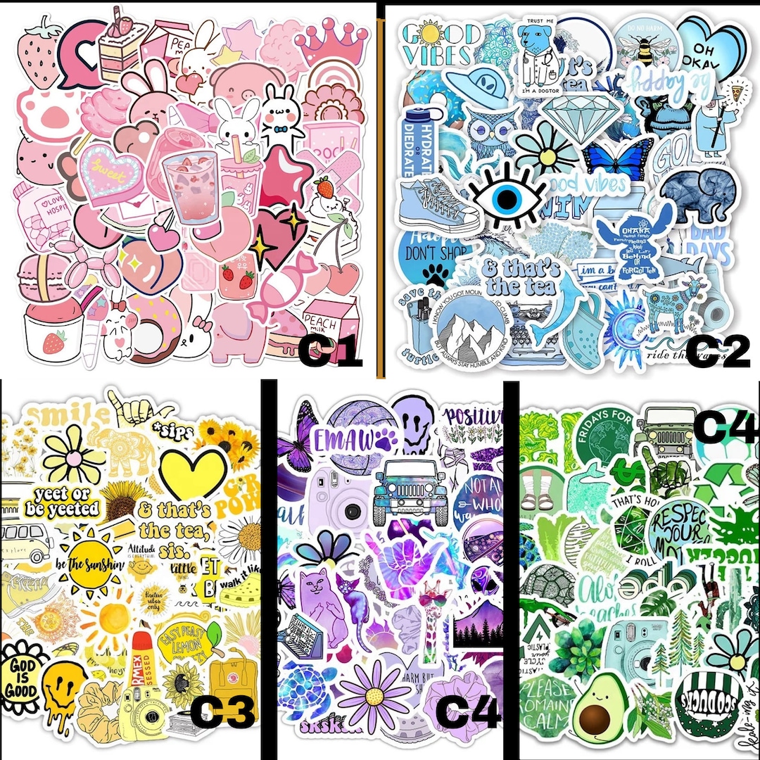 5-200 Favorite Color Stickers - Etsy