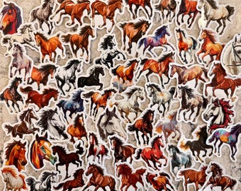 5-200 Equestrian Horse Stickers