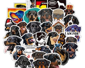 5-200 Rottweiler Dog Stickers