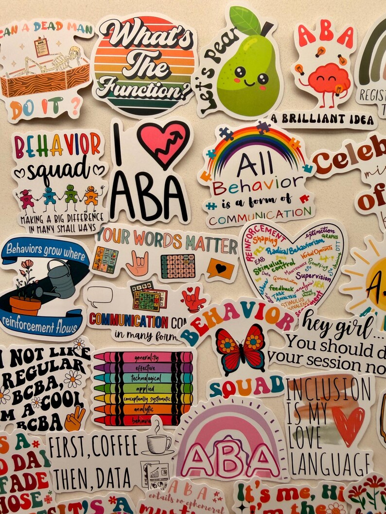 Behavior Sticker Call Center 5-100 ABA - Behavior Technician - RBT Stickers - Etsy