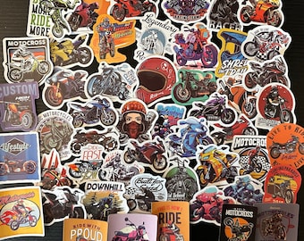 5-100 Motorcycle Stickers