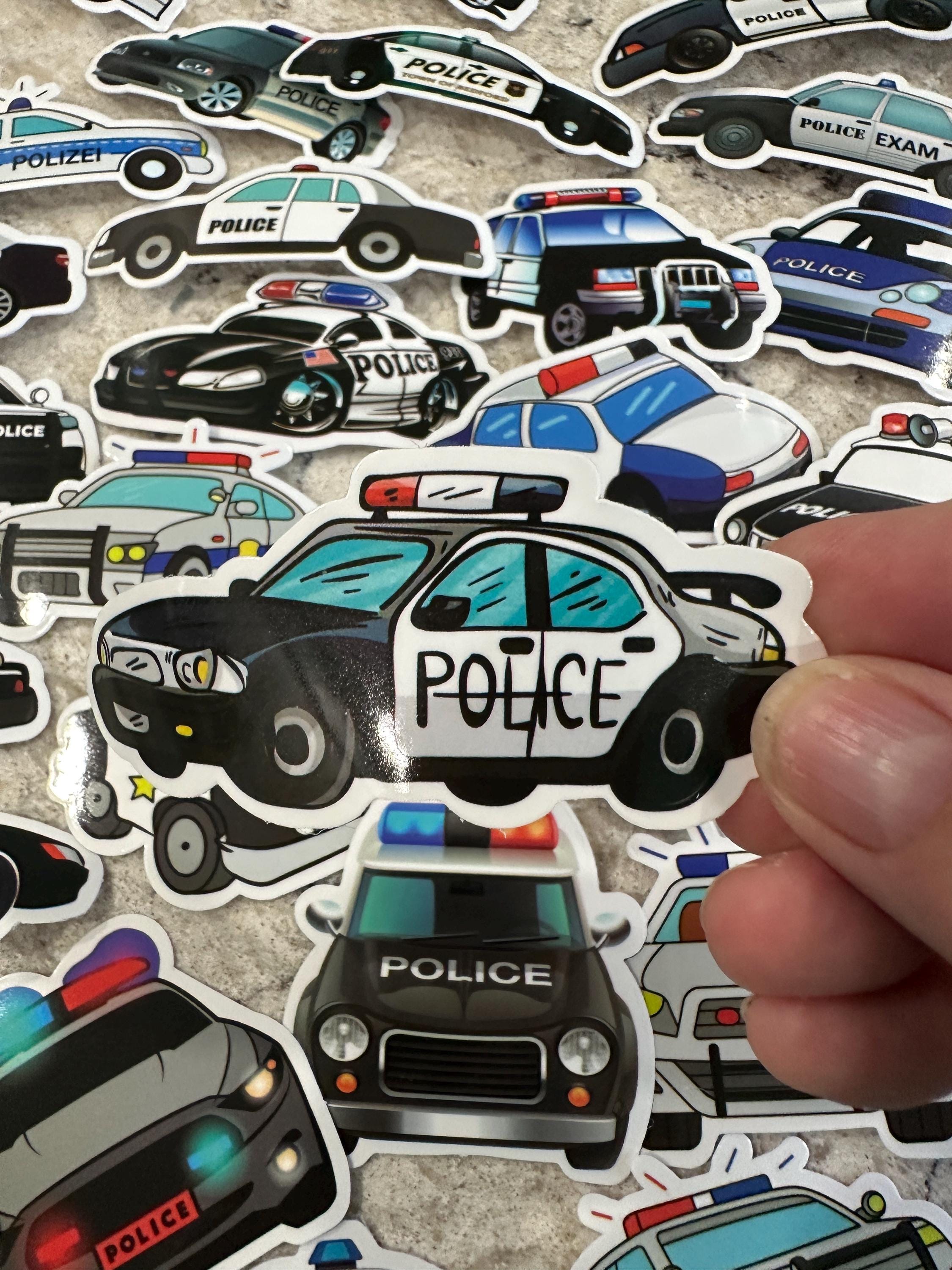 5-200 Police Car Stickers - Etsy