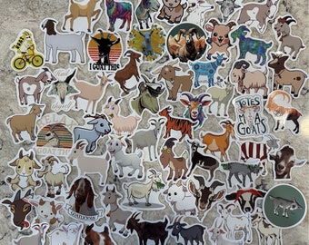 5-100 Goat Stickers