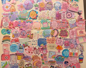5-100  Holographic Positive Affirmations | Positive Mental Health Stickers