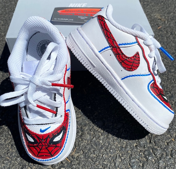 Custom Spiderman AF1 Etsy