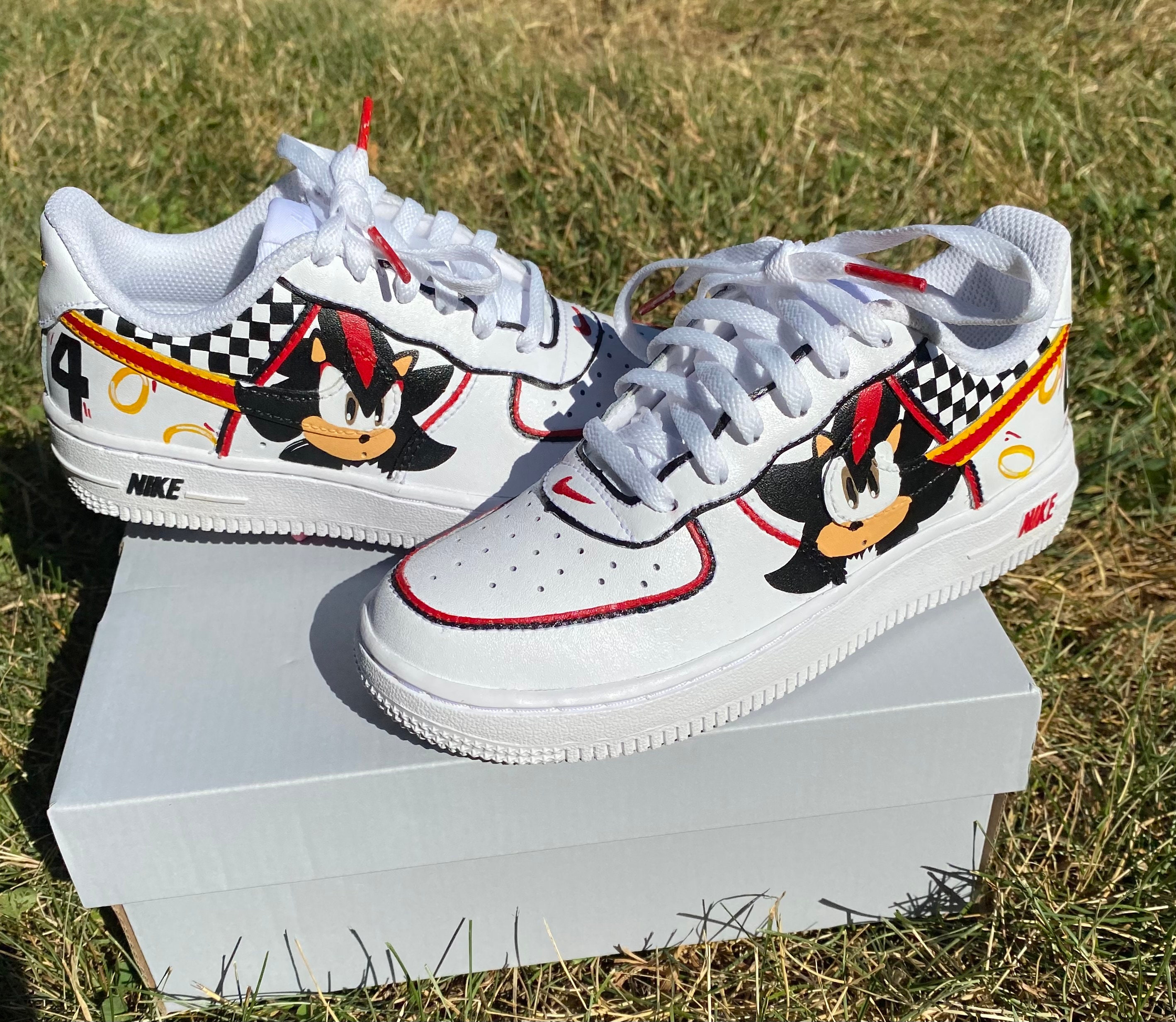 Custom Shadow the Hedgehog AF1 