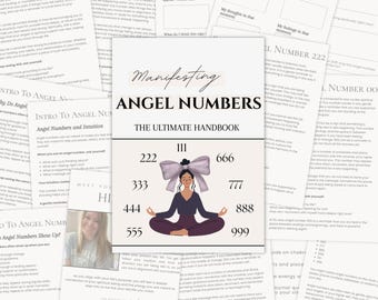 Números dos Anjos, Afirmações Positivas, Manifestação, Lei da Atração, Espiritualidade - Livro de Exercícios (Download Digital)