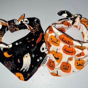 Spooky Season Reversible &#39;Dana | Halloween Dog Bandana