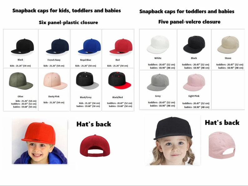 Papas Mini Papas Passende Hüte Set aus zwei Snapback-Mützen Für Erwachsene und Kinder oder Babys Maschinengestickt Verstellbarer Verschluss Bild 4