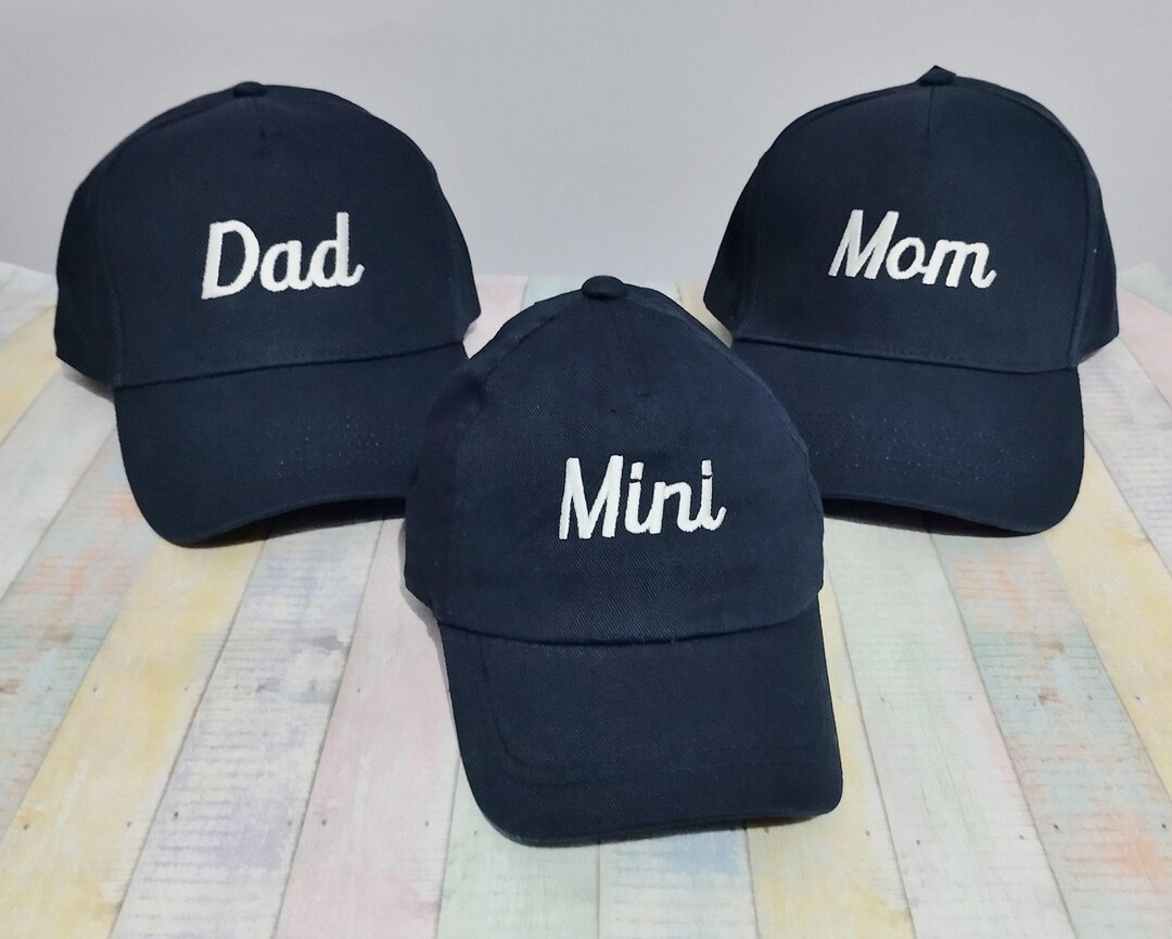 Mama e Mini Cappelli, Cappellini da Baseball Regolabili in Cotone