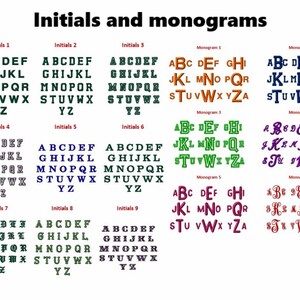 a large set of multicolored letters and numbers