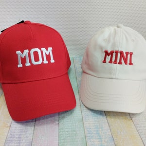 Mommy and Me Matching Baseball Caps Set Adjustable Cotton Embroidered Era Hats Amazon.com: Mommy and Me Matching Outfits, Funny Embroidered  main image 4