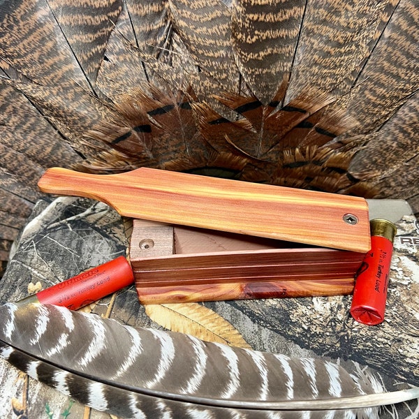 Turkey Call. Cedar Wood Box Call. Engraved Personalization Available.